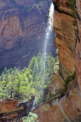 Waterfall at Lower Emerald Pool