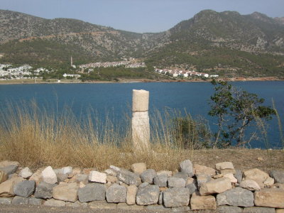 Column outside the Greek church
