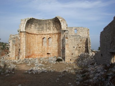 More remains of the church above.