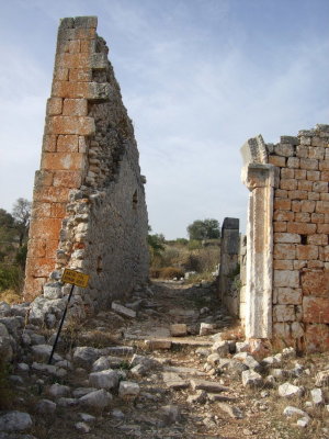 A view of the Roman road