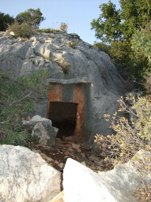 Catioren, Turkey:  This tomb was our first sign we were getting close to the site.