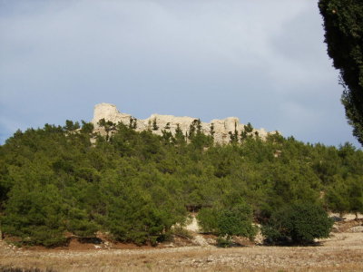 View of Silifke Castle on the hill
