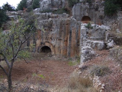 Tombs at the necropolis