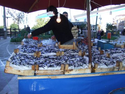 Anchovies are a specialty on the Black Sea coast.