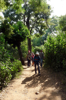 a 20-minutes' walk from pier to Monastery of Ura Kidane Meret