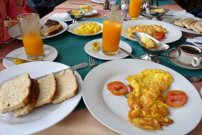 breakfast @ Blue Nile Hotel