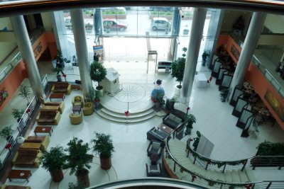 the lobby