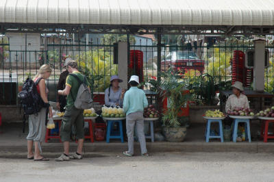 stalls at roadside