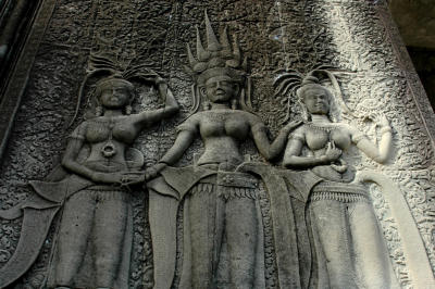 Apsara - holding hands