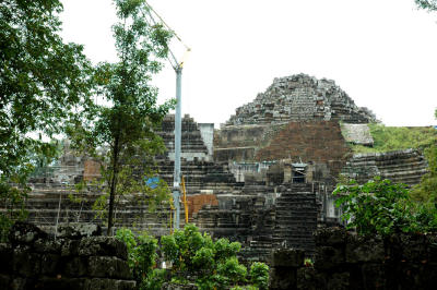 temple is under restoration supported by France