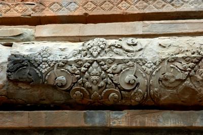 decoration on the mouldings at the base