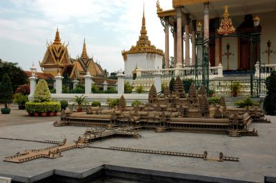 a model of Angkor Wat