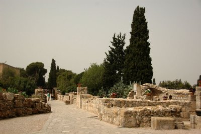 the remains of the Byzantine monastery
