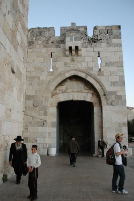Jaffa Gate entrance to Old City