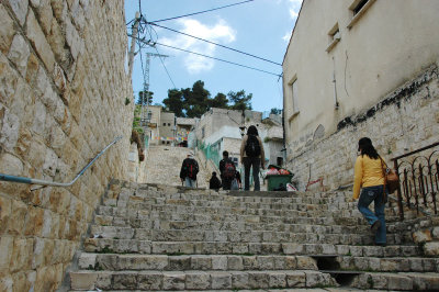 endless stairs and slopes to climb