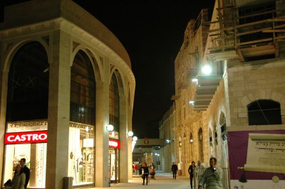 up market shopping arcade just across the road from Old City