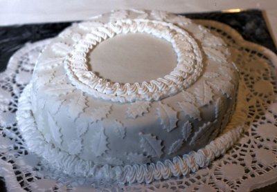 Hvid Kristtjrn-kage