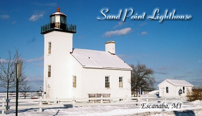 Sand Point Lighthouse Winter