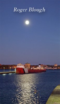 Roger Blough  with moon