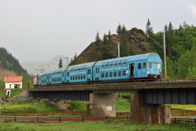 Local train at Ghimeş Pass