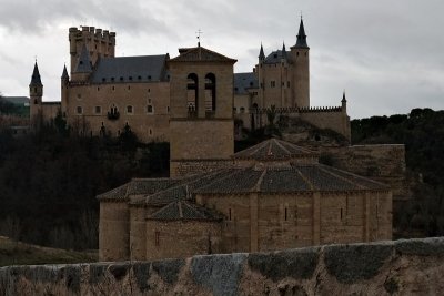 Segovia - Iglesia de la Vera Cruz and Alcazar