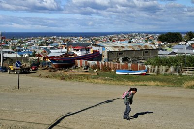 Against the wind, Punta Arenas
