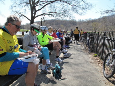 Picnic lunch at Inwood Hill Park