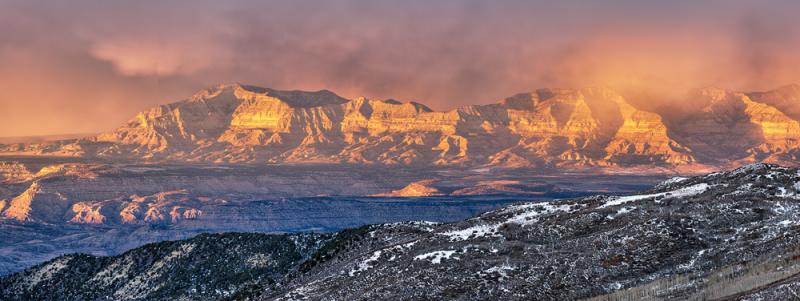 Sunset & Snowstorm by Albert Yanowich Jr. Equal Second Place
