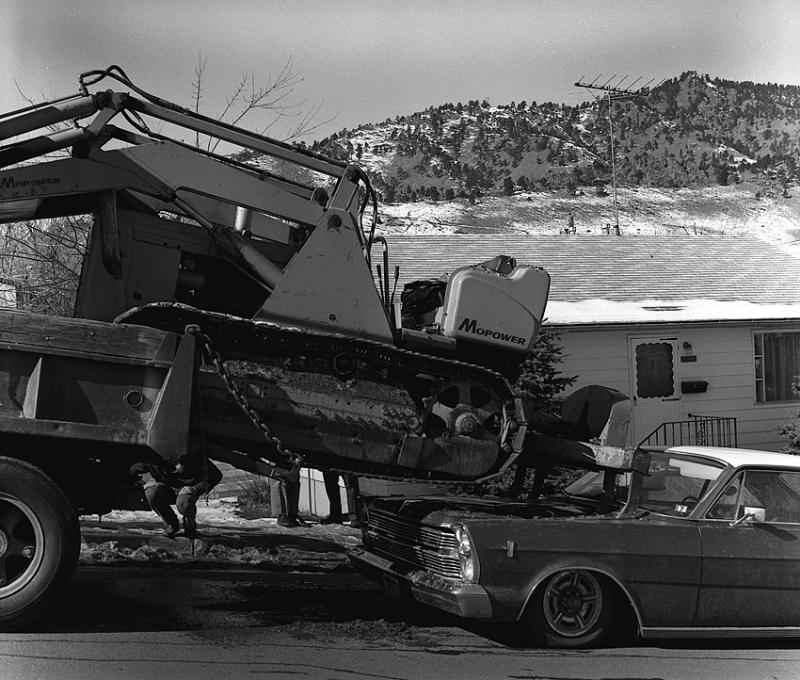 Bulldozer on Hood pt 2 by Shelby Frisch