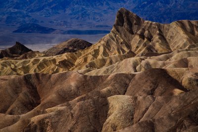 Death Valley blues and yellows