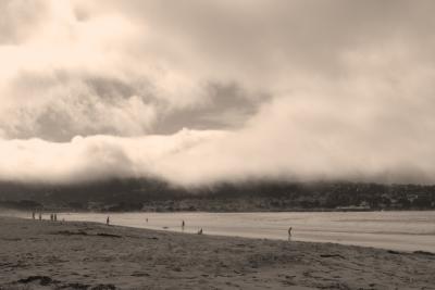 Cold Beach under a Warm Sun