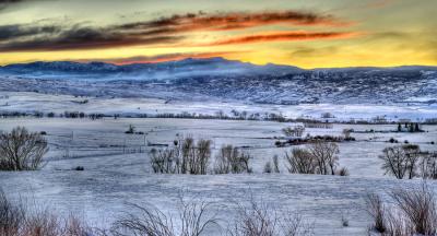 Winter Ranch by Albert Yanowich Jr. First Place