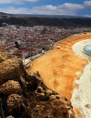 Nazare: View from the Stio, 110 m height