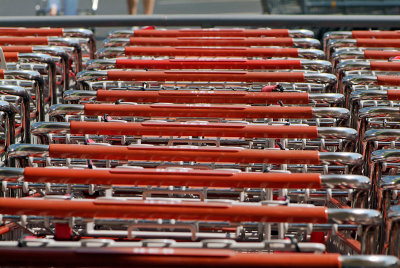 shopping cart abstract