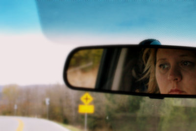 Watching the Road (Self Portrait)