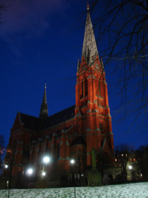 St Johannes Church At Night.jpg