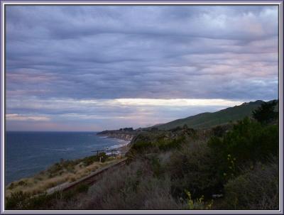 Sunset near Santa Barbara