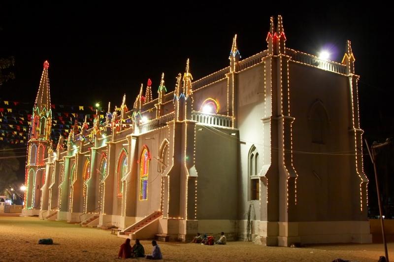 Chrch at night