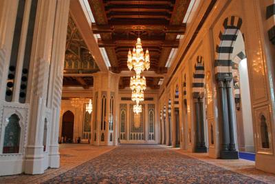 Sultan Qaboos Grand Mosque Interior