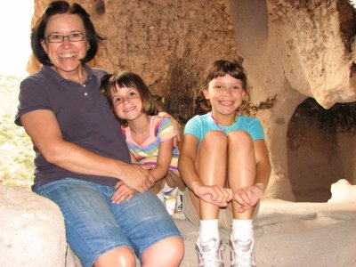 Inside the cliff dwellings, Bandelier National Monument