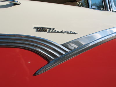 56 Ford Fairlane Crown Victoria logo