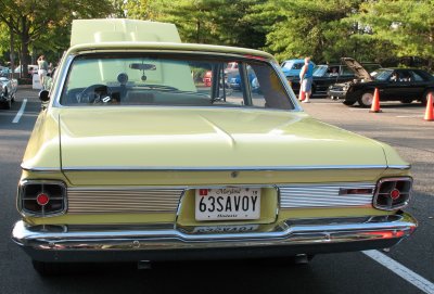 63 Plymouth Savoy rear