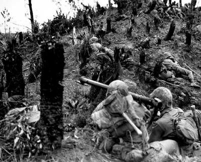 US bazooka team on Okinawa