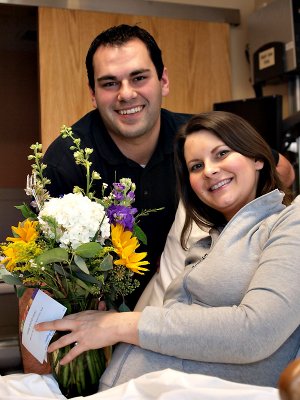 Flowers From Cathy's Employer