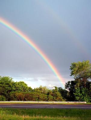 Double Rainbow on Shepard Road