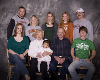 Emma, Wes, and Grandchildren