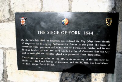 Inscription on York Fortification Wall