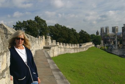 The Town Wall, The Minster and My Best Friend (also my wife)