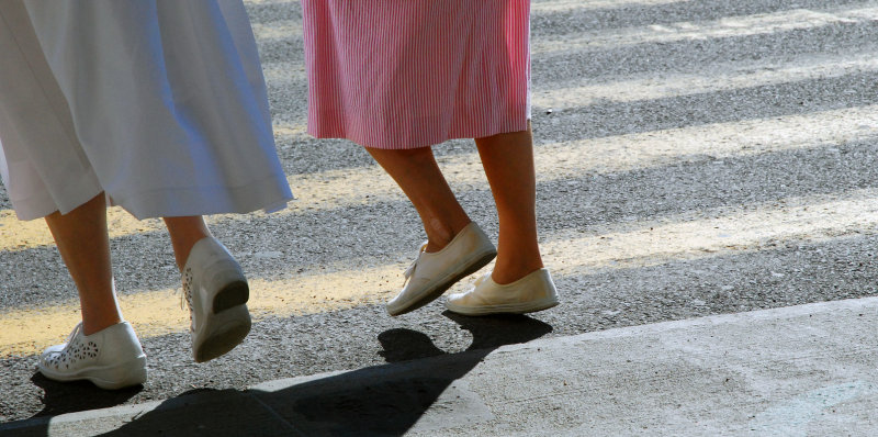 Running nuns...