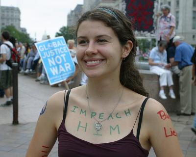 Washington DC anti-war rally: Anger, Grief, and Street Theater